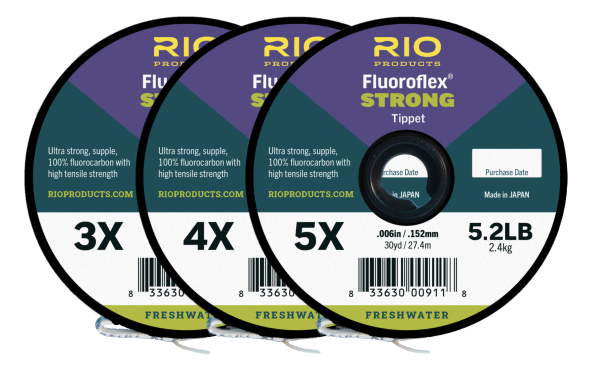 RIO Fluoroflex Strong Tippet 3 Pack